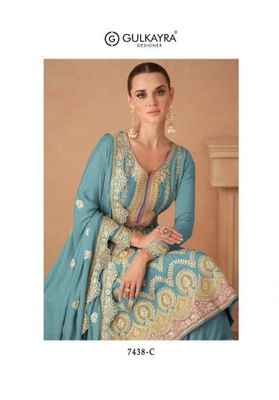 SAHIRA BY GULKAYRA REAL CHINON SALWAR KAMEEZ WHOLESALER IN INDIA